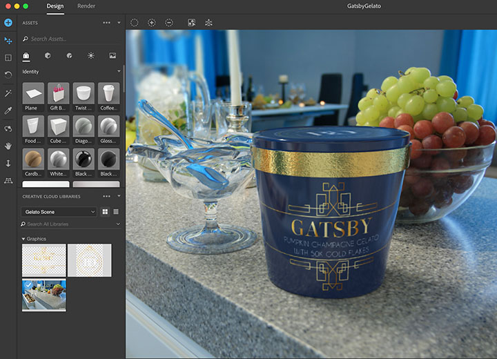 Adobe Dimension CC 2018 2.0 – 3D 图形创建工具