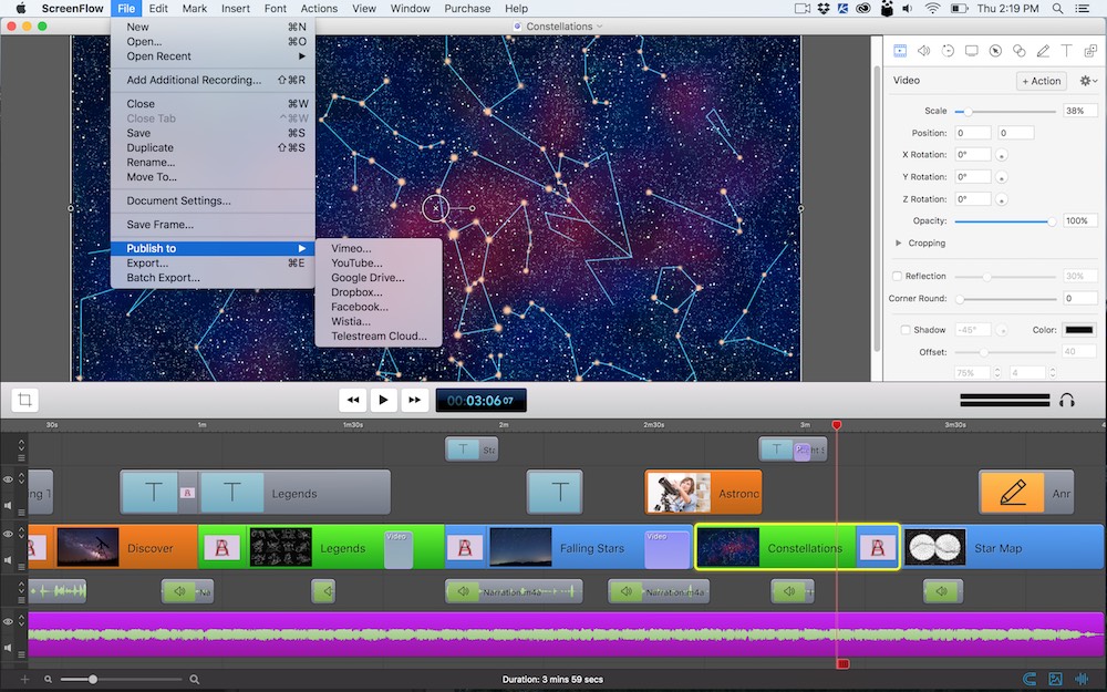 ScreenFlow 9.0.5 – Mac上功能强大，易于使用的截屏视频编辑制作软件